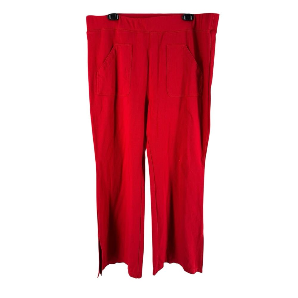 Maeve Vibrant Red Wide Leg Trousers